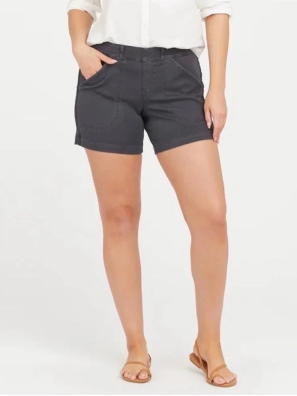 Spanx Women’s Stretch Twill Shorts 6